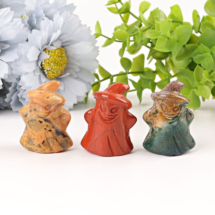1.5" Witch Crystal Carvings Mini