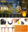 Outdoor Solar Flame Lights 12 LED Lamp Beads Simulated Dynamic Flames IP65 Waterproof Garden Courtyard Landscape Lights
