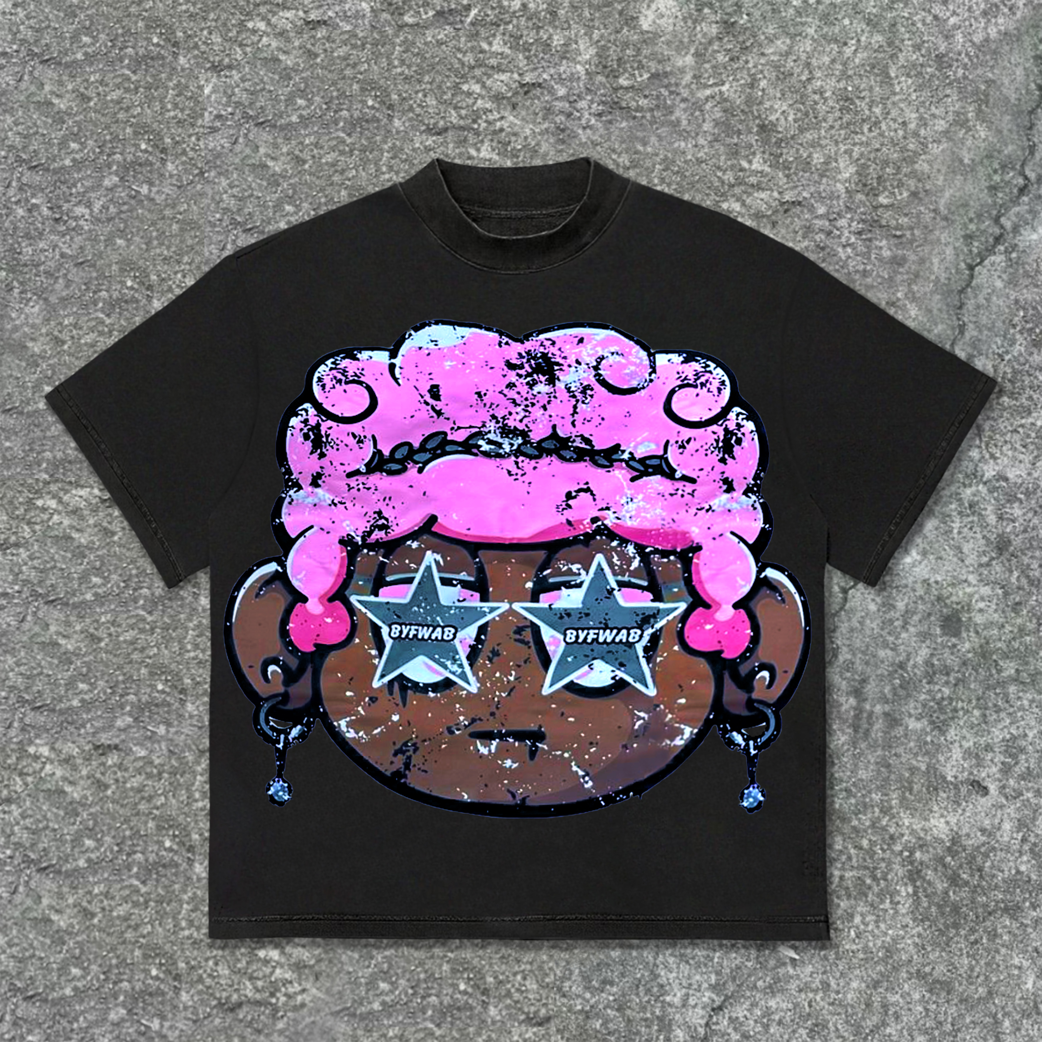 Vintage Peniaphobia Portrait Graphics Print Cotton T-Shirt - SOPULA
