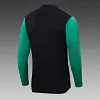 2023/2024 Real Betis Half-Pull Training Suit Black Football Shirt 1:1 Thai Quality Set