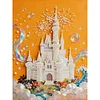 DIY Pearl Painting Castle for Home Decor with Frame(30x40cm)