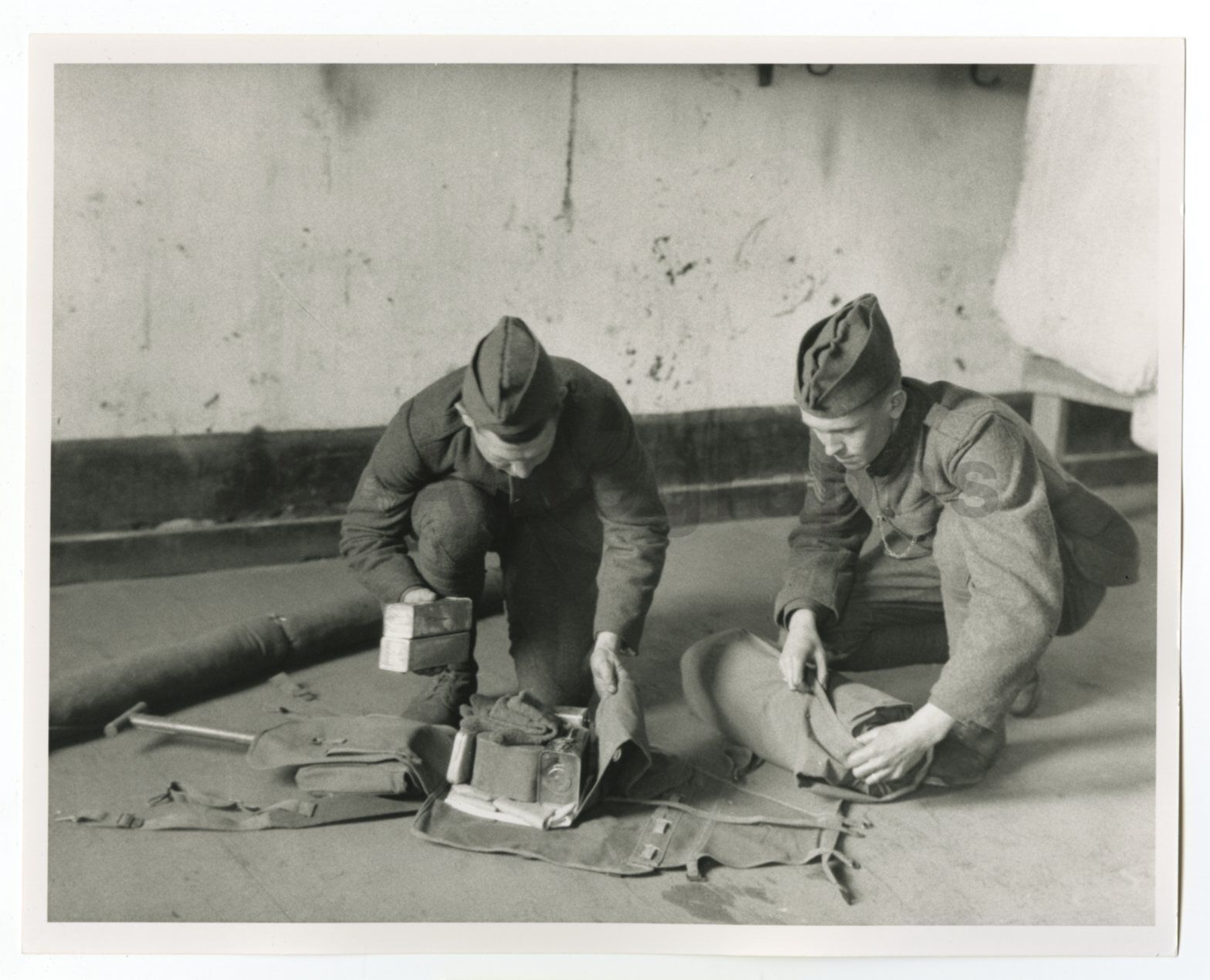 World War I - Vintage 8x10 Publication Photo Poster paintinggraph - American Soldiers