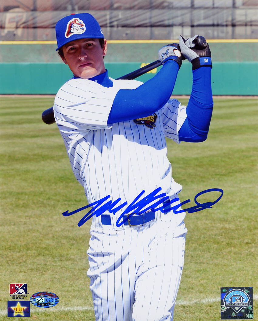 Josh Vitters SIGNED 8x10 Photo Poster painting Chicago Cubs RookieGraph PSA/DNA AUTOGRAPHED