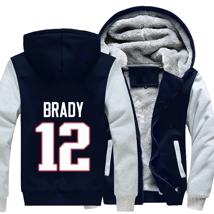 The Number 12 Is Tom Brady, Football Fleece Jacket