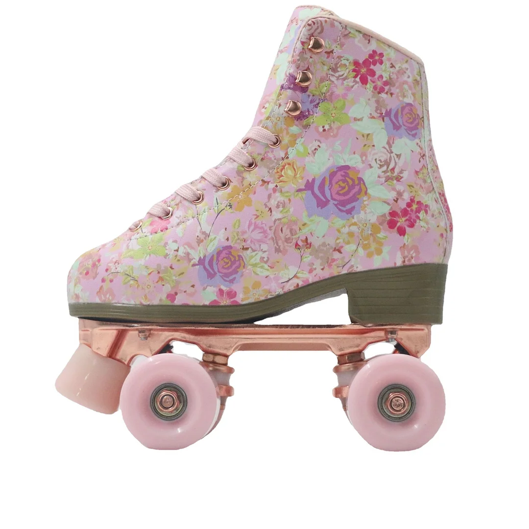 Pink Colorful Roller Skates For Women