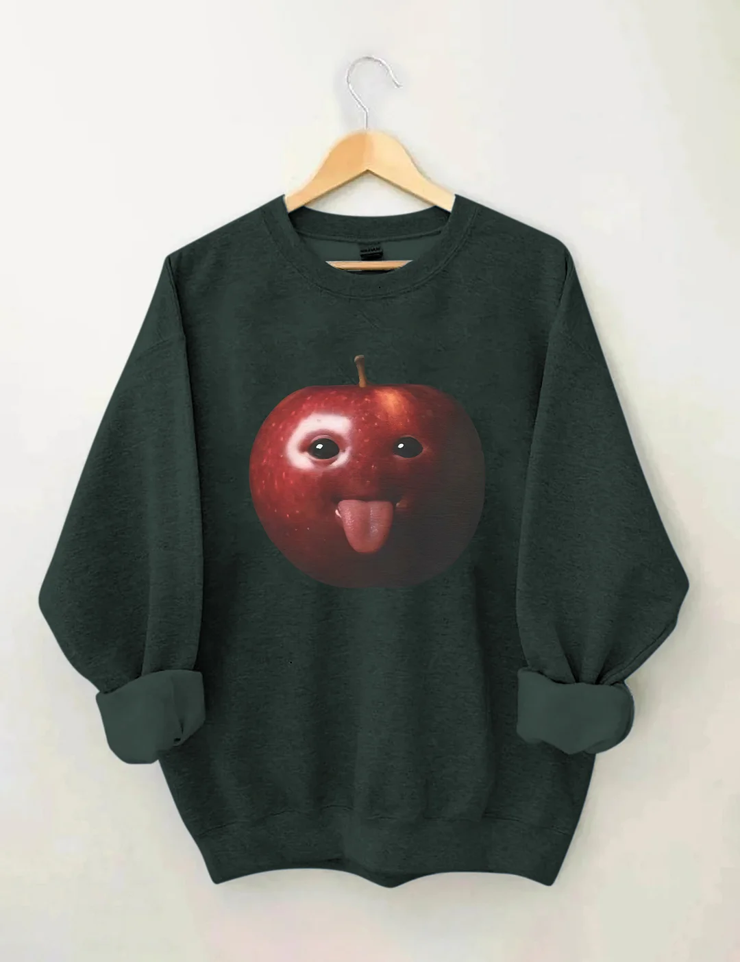 Silly AI Apple Meme Sweatshirt