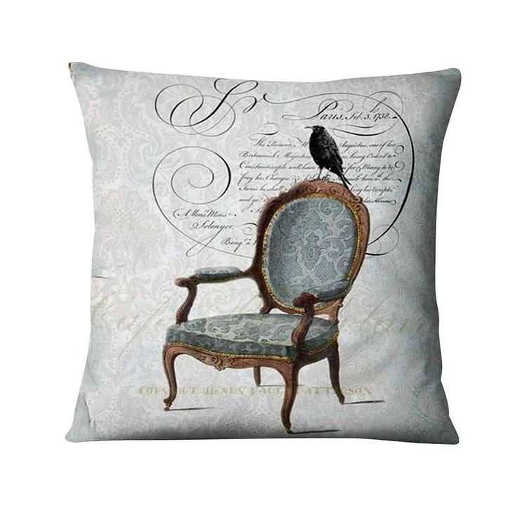 Linen Pillow Case  - Baroque 45*45cm