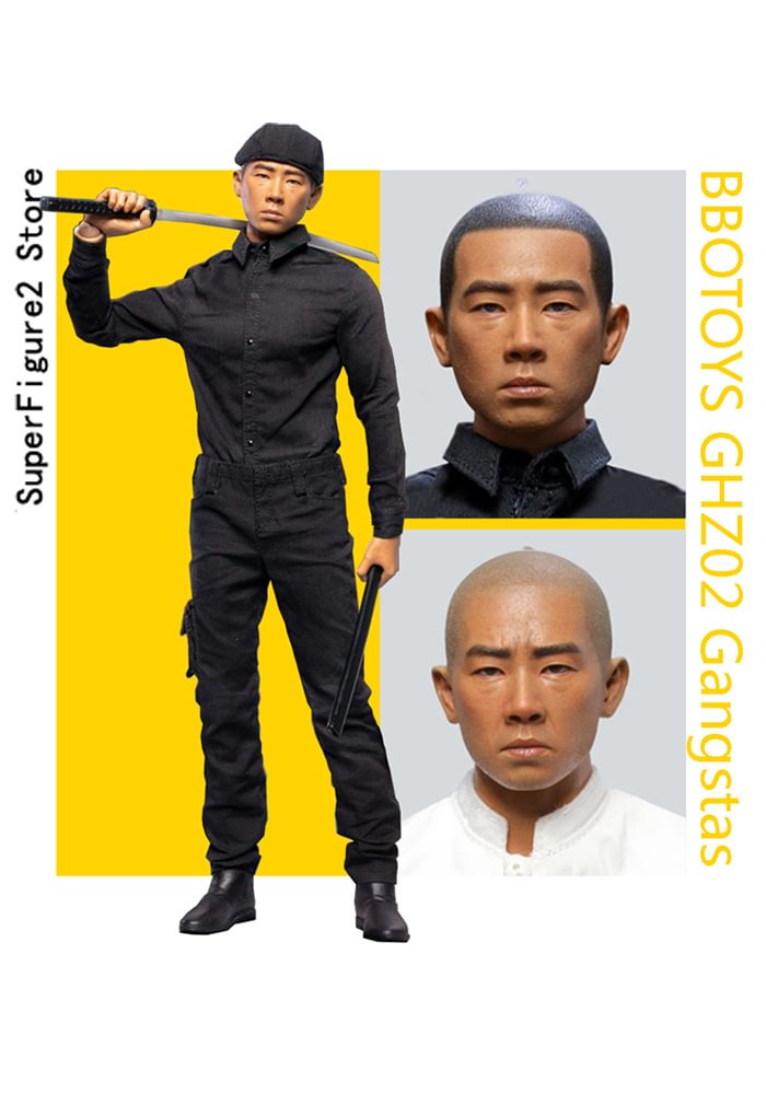 BBOTOYS GHZ02 In Stock 1/6 Collectible Chan Full Set Action Figure With Double Heads Bodies Clohes Set Model for Fans-aliexpress