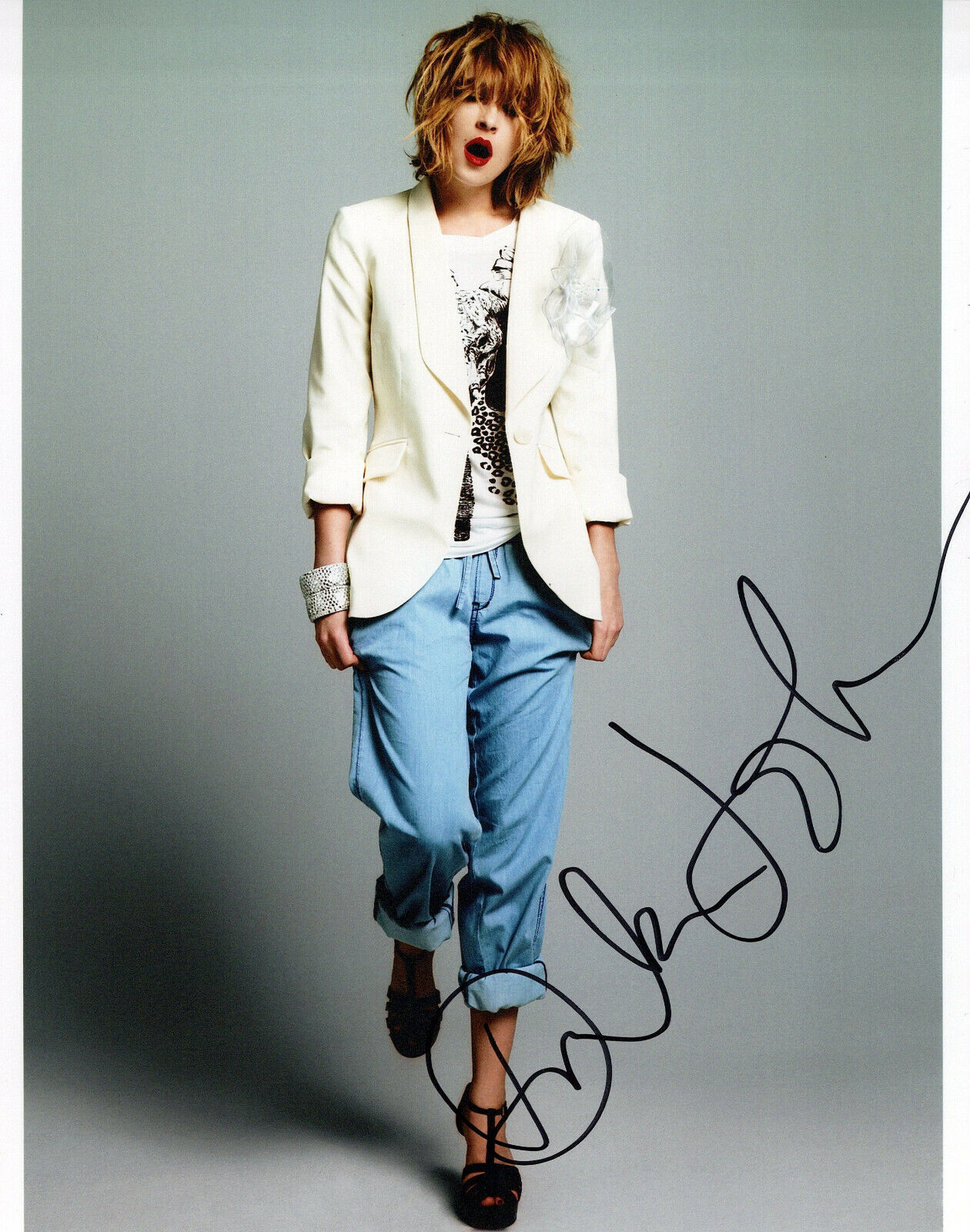 Dakota Johnson glamour shot autographed Photo Poster painting signed 8x10 #1