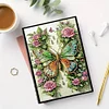 Schmetterling Blume - 5d DIY Basteln Notizbuch