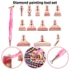 (US Local)13x 5D Resin Diamond Painting Pen Nib DIY Craft Point Drill Pen (Rose Gold)