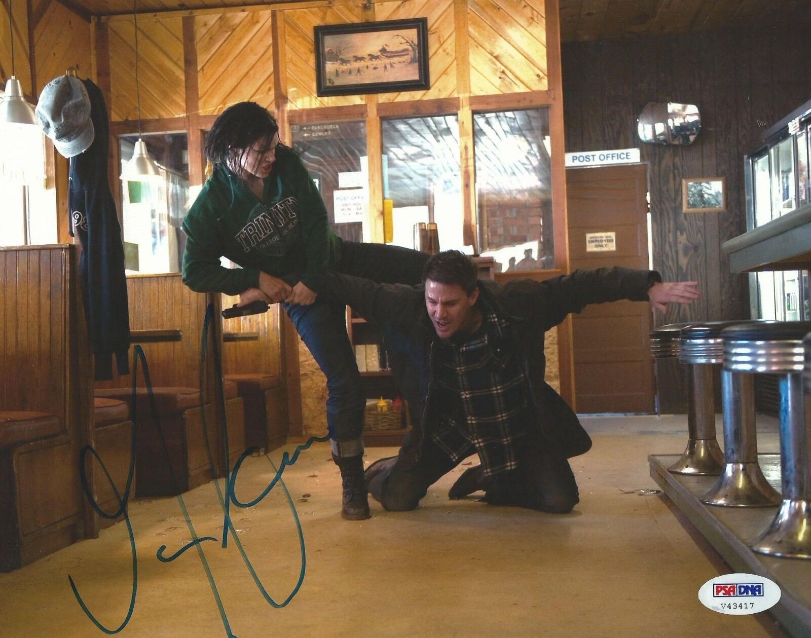 Gina Carano Signed 8x10 Photo Poster painting PSA/DNA COA Auto Haywire Picture w/ Channing Tatum