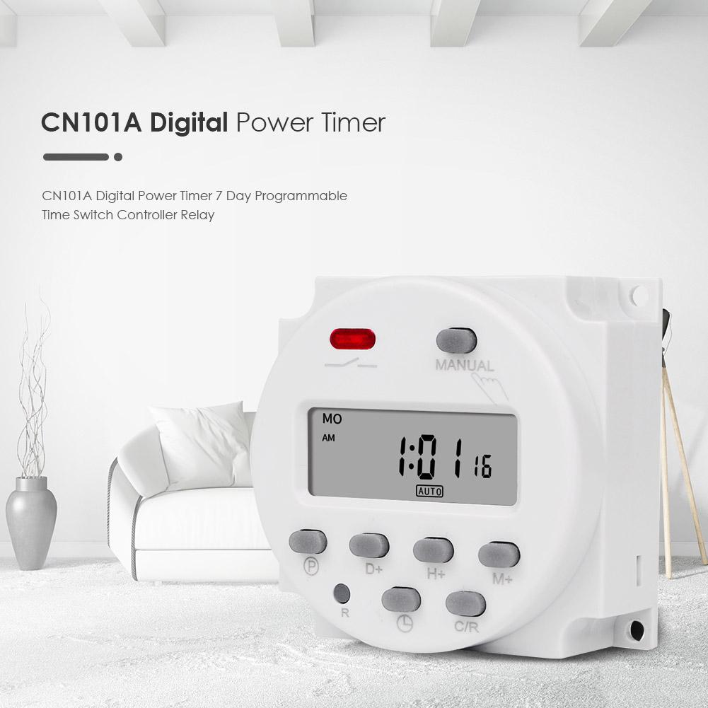 CN101A Digital Power Timer 7 Day Programmable Time Switch Controller Relay от Cesdeals WW