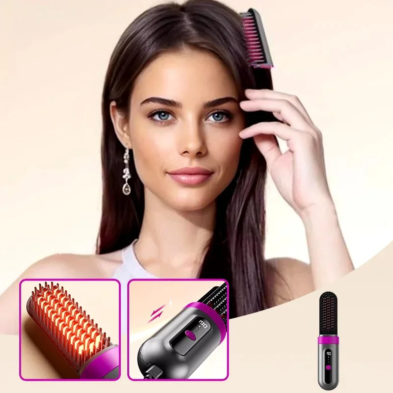 Wireless Hair Straightening Comb