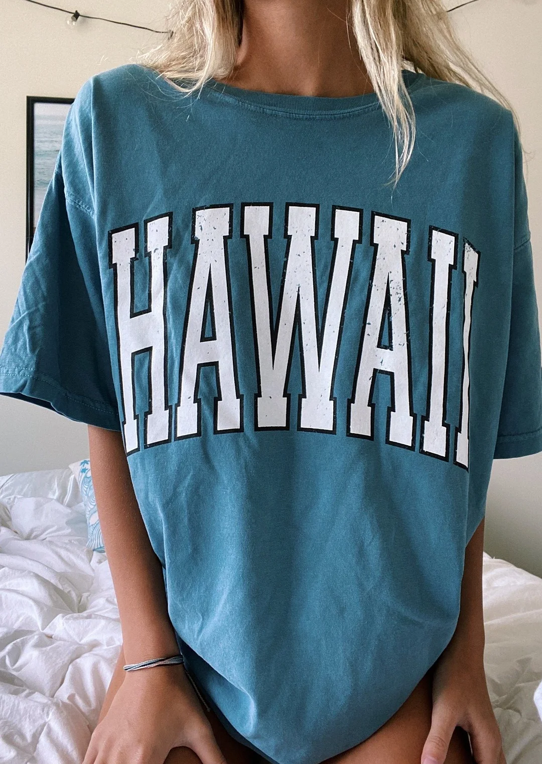 BLUE CLASSIC HAWAII TEE August Lemonade August Lemonade