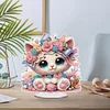 Diamond Painting Acrylic Kitten Tabletop Decorations for Adults