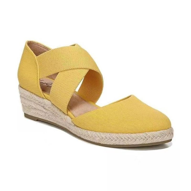 Women Comfy Espadrille Wedge Sandals