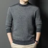 Thickened warm half turtleneck men's casual sweater