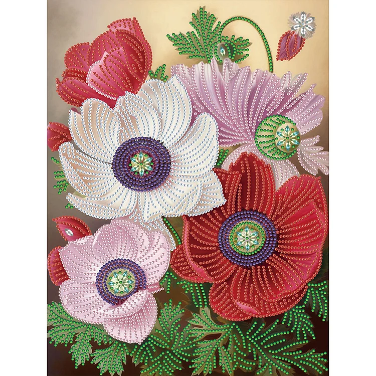 Partial Drills Special-shaped Drill Diamond Painting - Flowers And Plants -  30*40cm