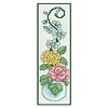 Cat Flower Vine - 11CT Stamped Cross Stitch Bookmark 18*6cm(Double Sided)