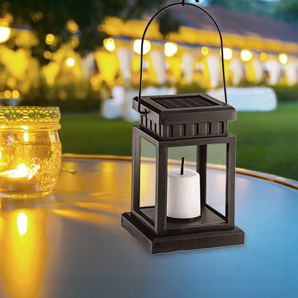 

Retro Lantern Candle Twinkle LED Solar Hanging, 501 Original