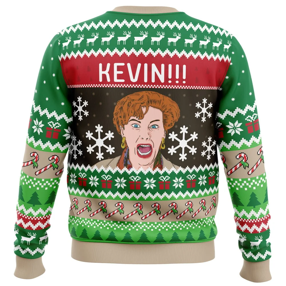 Kevin!!! Home Alone Ugly Christmas Sweatshirt-1