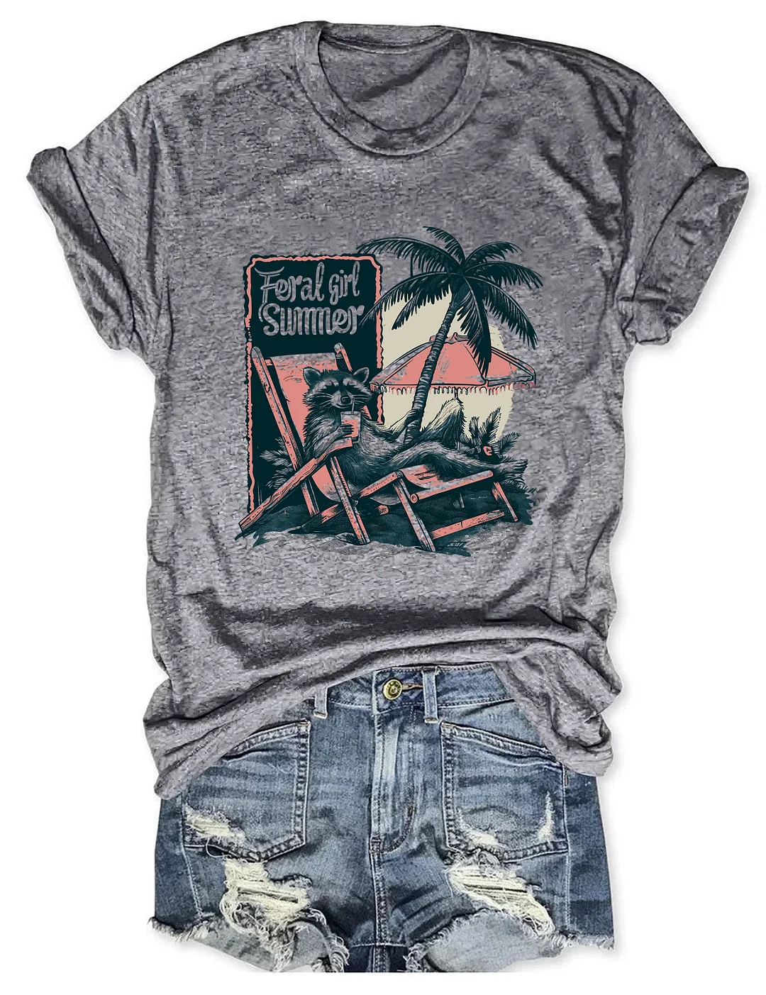 Feral Girl Summer T-shirt
