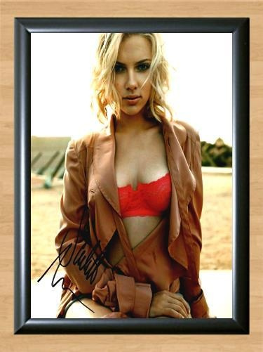 Scarlett Johansson Her Lost in Translation Signed Autographed Photo Poster painting Poster Print Memorabilia A3 Size 11.7x16.5