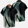 Gioiacombo&trade; Camicia a maniche corte da uomo Starlight Element Loose