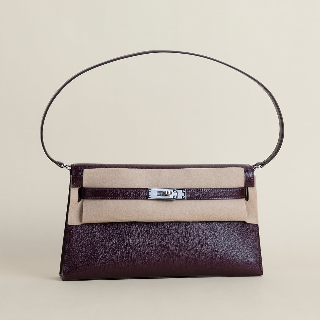 Kelly Elan Chevre 0G Rouge sellier PHW