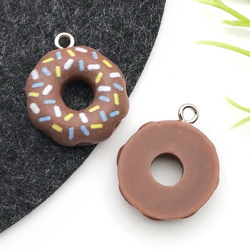 1 Piece Alloy Donuts Pendant