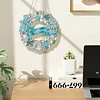 Diamond Painting Beach Wreath Pendant for Home Window Wall