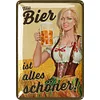 Beer Girl - Vintage Metal Signs - 20*30cm/30*40cm