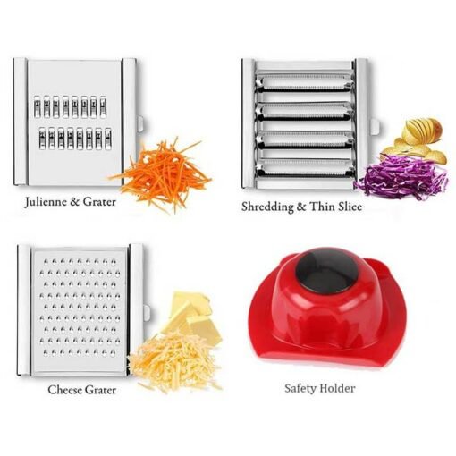 Multipurpose vegetable slicer cuts