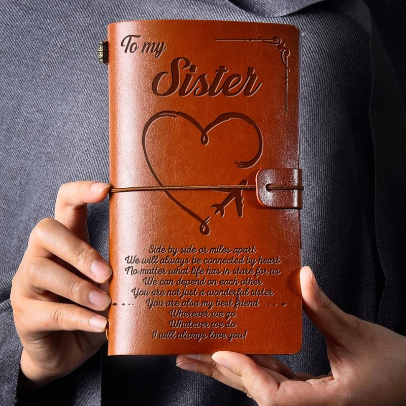 Unique Gift I Will Always Love You - Engraved Leather Journal Notebook
