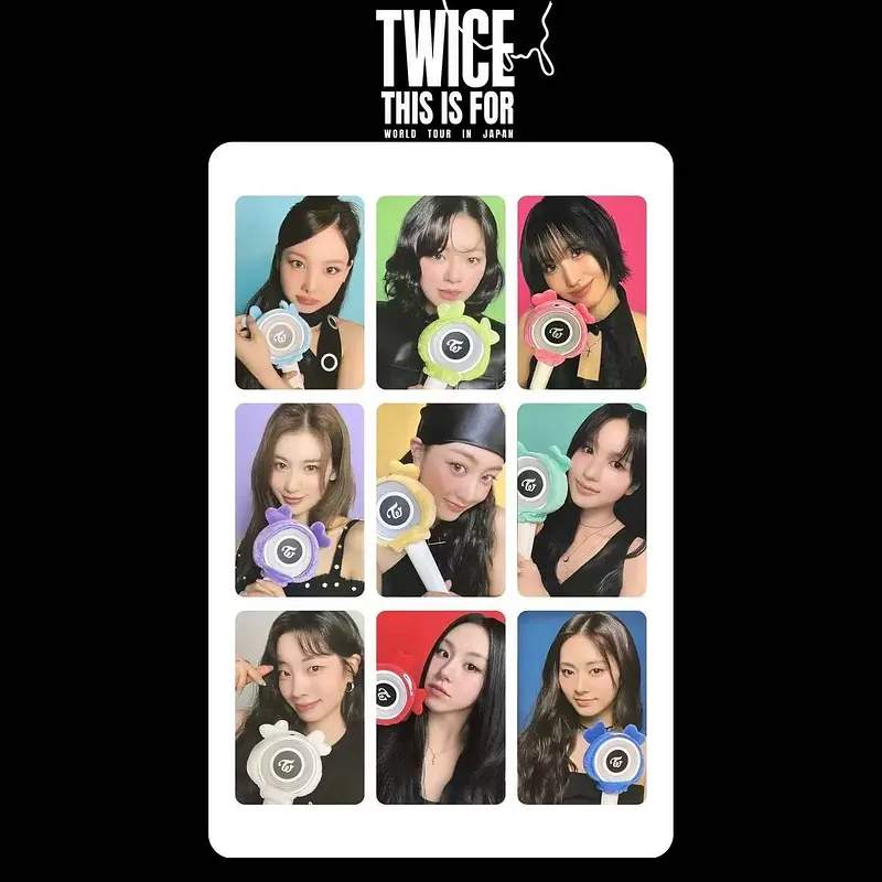 TWICE THIS IS FOR World Tour LOVELY Face Keyring