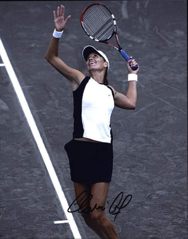 Clarisa Fernandez signed tennis 8x10 Photo Poster painting W/Certificate Autographed (A0007)