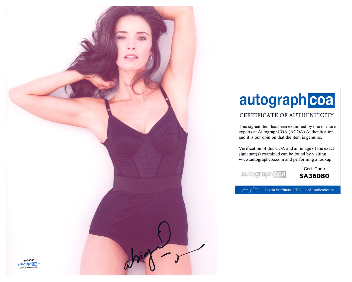 Abigail Spencer Signed Autographed 8x10 Photo Poster painting Timeless Suits Actress ACOA COA