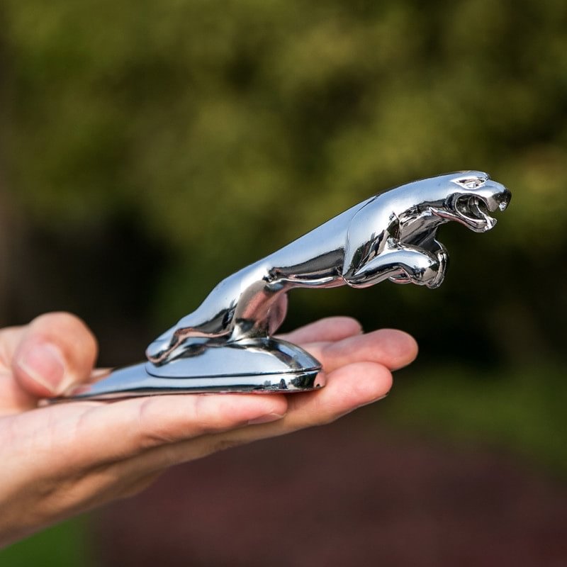 Chrome Bonnet Emblem for Jaguar XF XJ XE XK XKR XFL XJS E Pace F pace Front Hood voiturehub dxncar