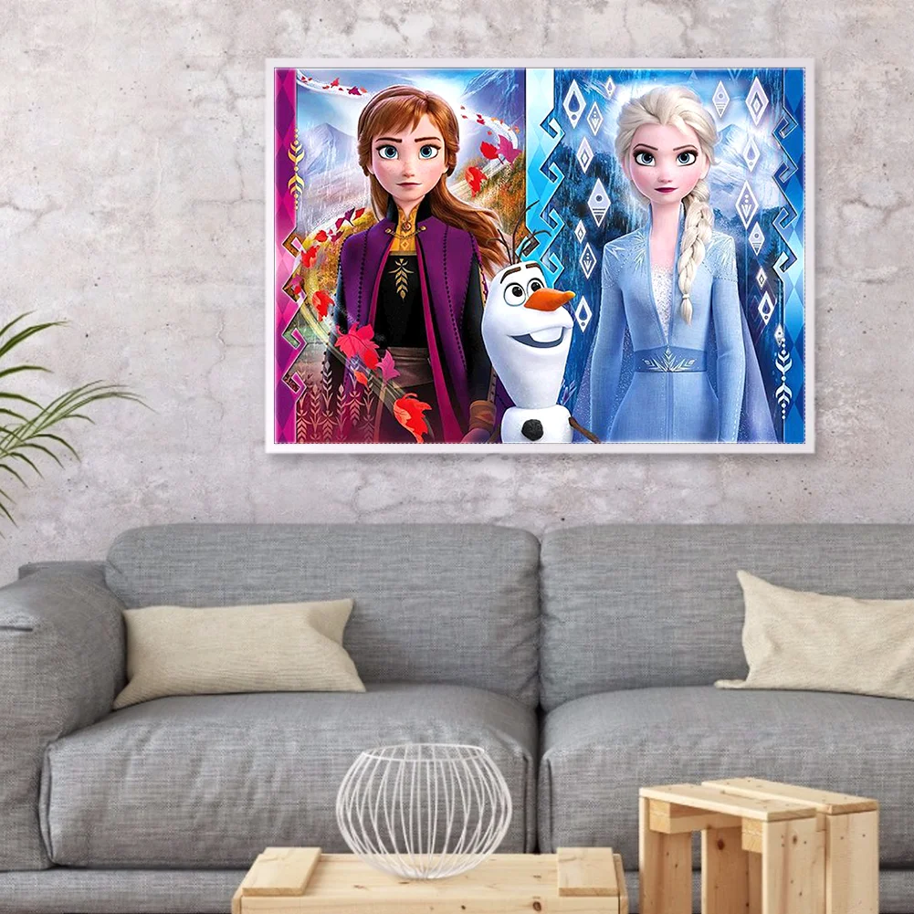 Diamond Painting - Full Round Drill - Frozen(40*30cm)