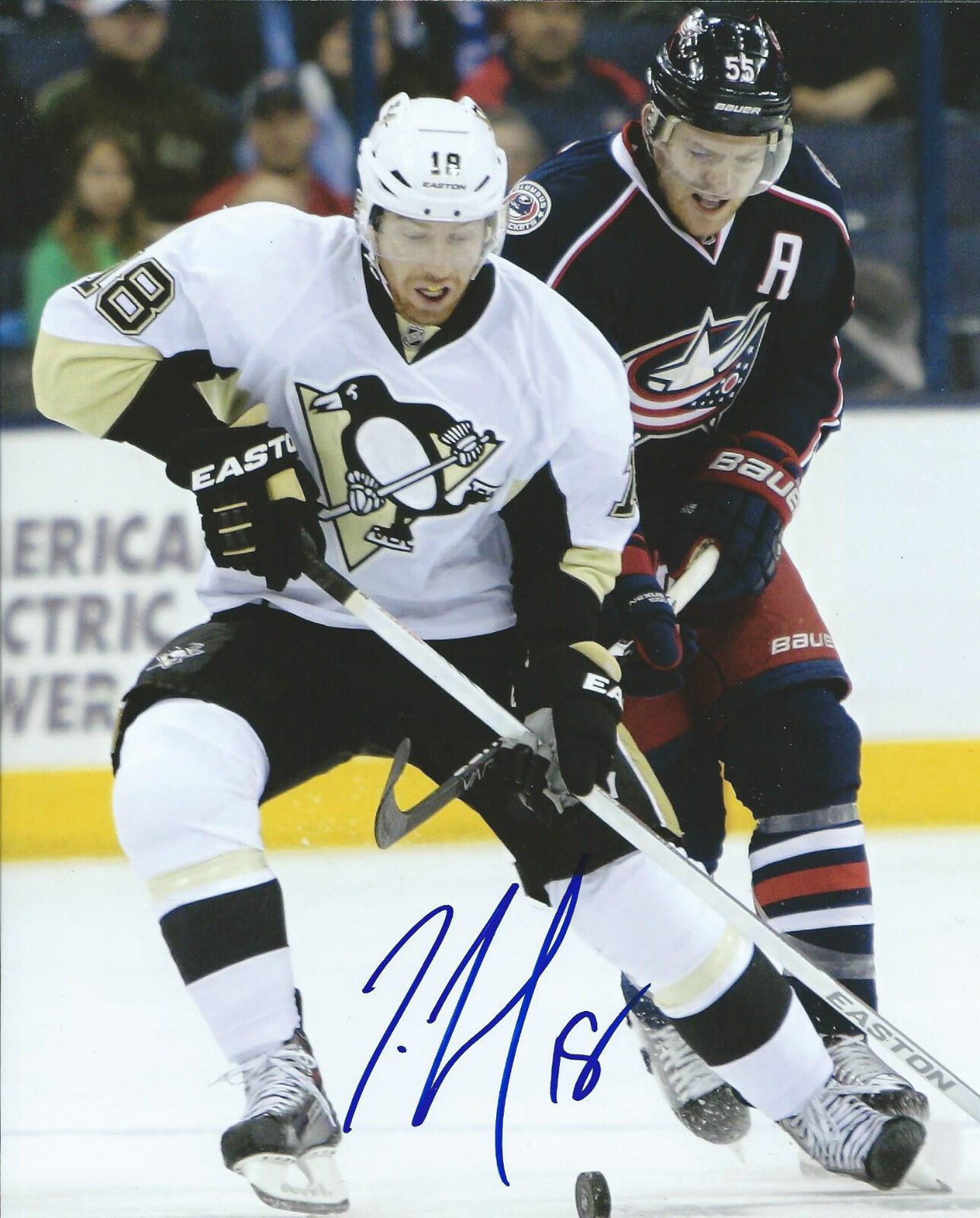 **GFA Pittsburgh Penguins *JAMES NEAL* Signed 8x10 Photo Poster painting MH1 COA**