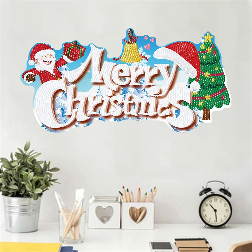 DIY New Diamond Painting Random Stickers Christmas Home Decoration