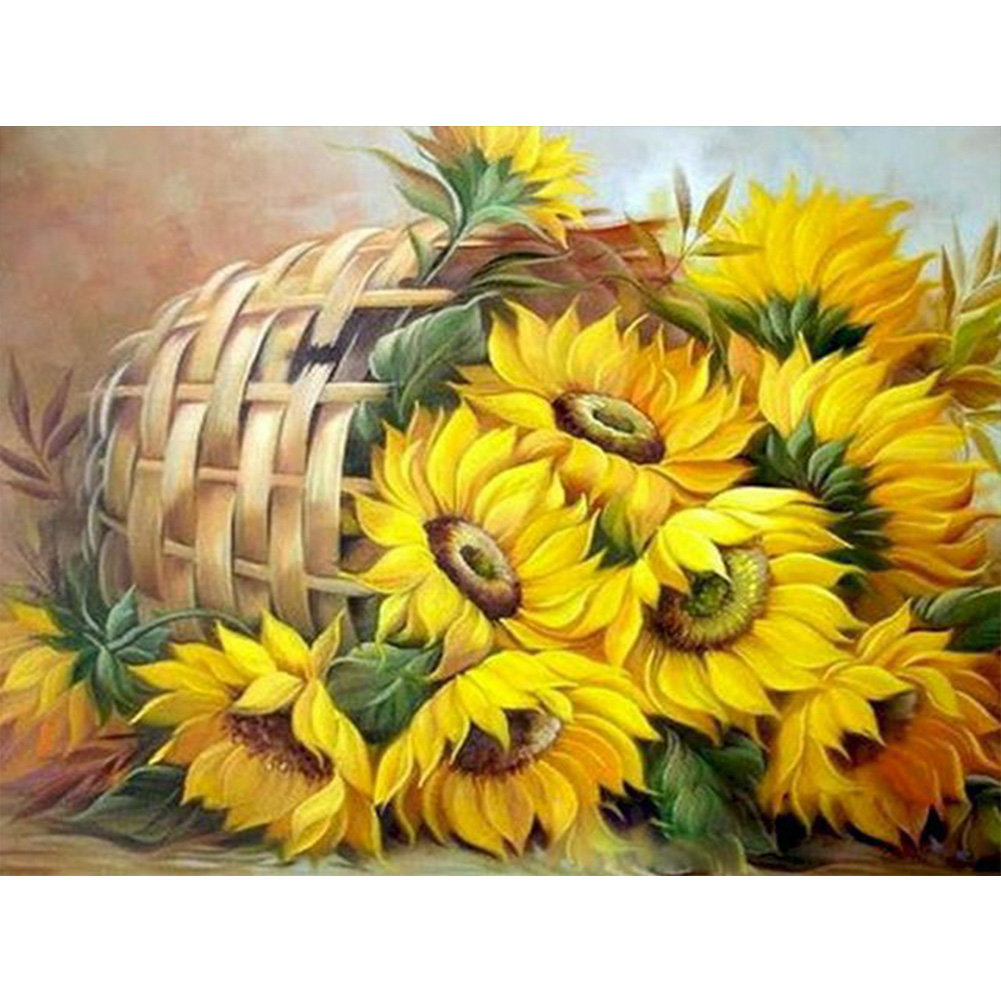 

Sunflower - Round Drill Diamond Painting - 40*30CM, 501 Original