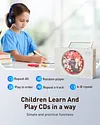 Multi-Function CD Player With Bluetooth, AUX/USB/FM Radio, Multi-Mode Connectivity, Portable Desktop Speakers