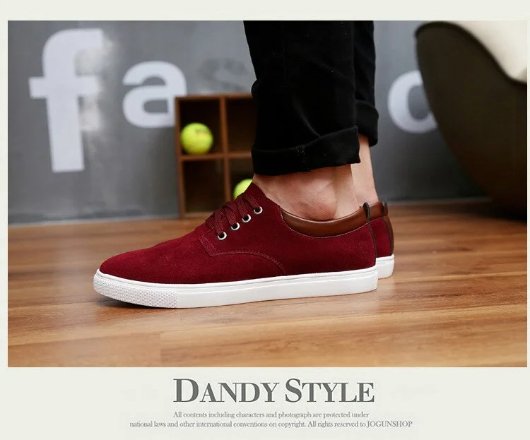 Faux Suede Chaussures Pour Hommes мужская обувь Casual Comfortable кроссовки мужские Men Shoes Mens Sneakers  أحذية الرجال KR642