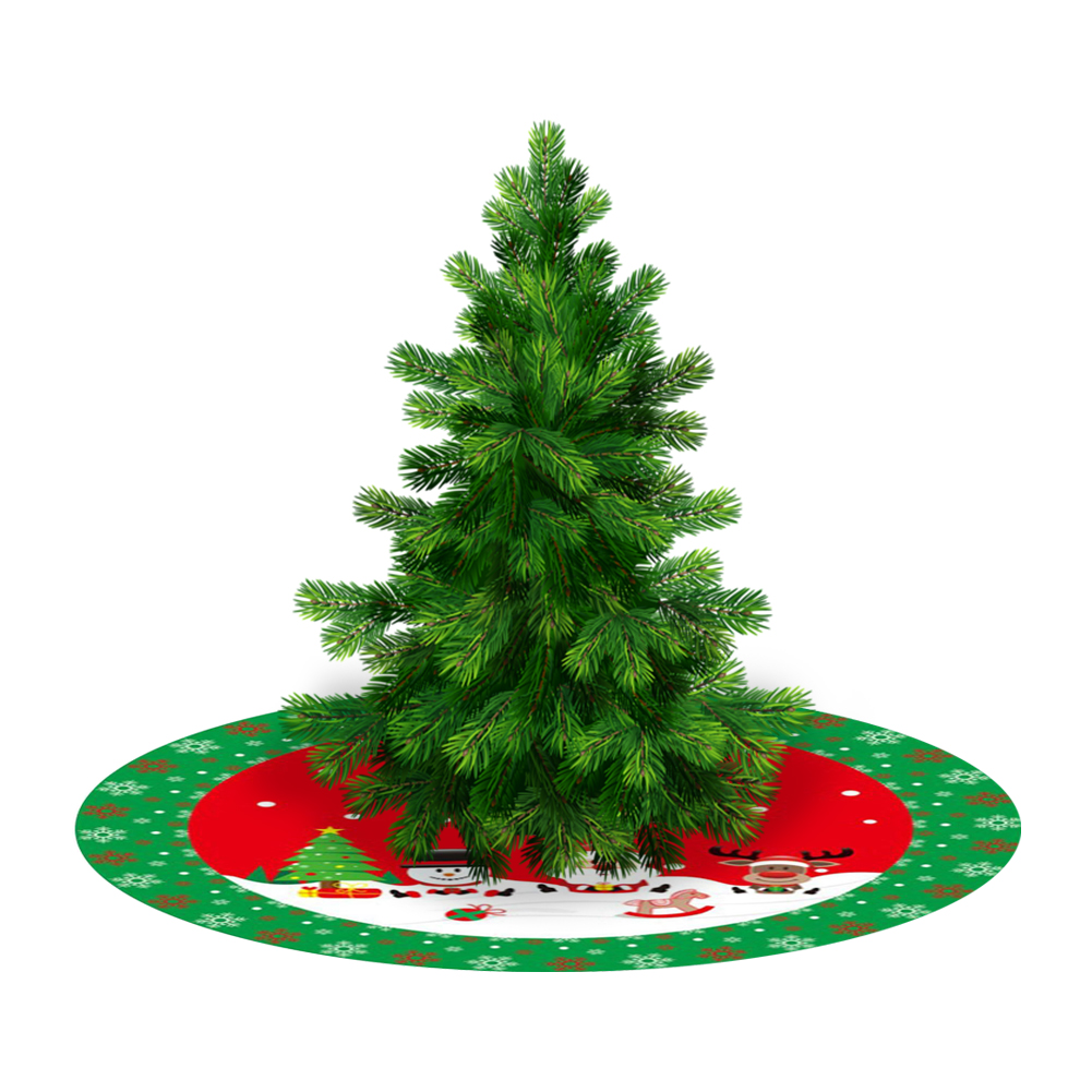 

Christmas Tree Skirt Santa Claus Xmas Floor Mat Apron New Year Home Decor, 501 Original