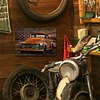 Retro Old Truck With USA Flag - Metal Tin Signs(8*12Inch/12*16Inch) - Garage&Transport