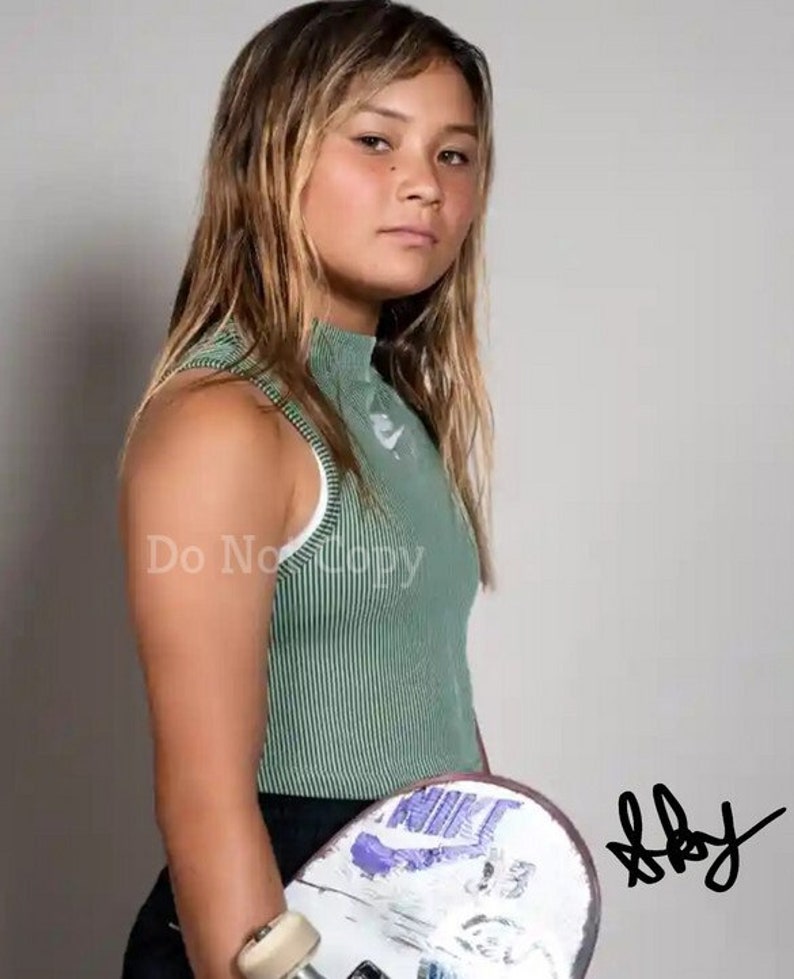 Sky Brown Signed Photo Poster painting 8X10 rp Autographed 2020 Olympics * Skateboarder