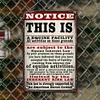 Warning - Vintage Metal Signs(12*16Inch) - Warning