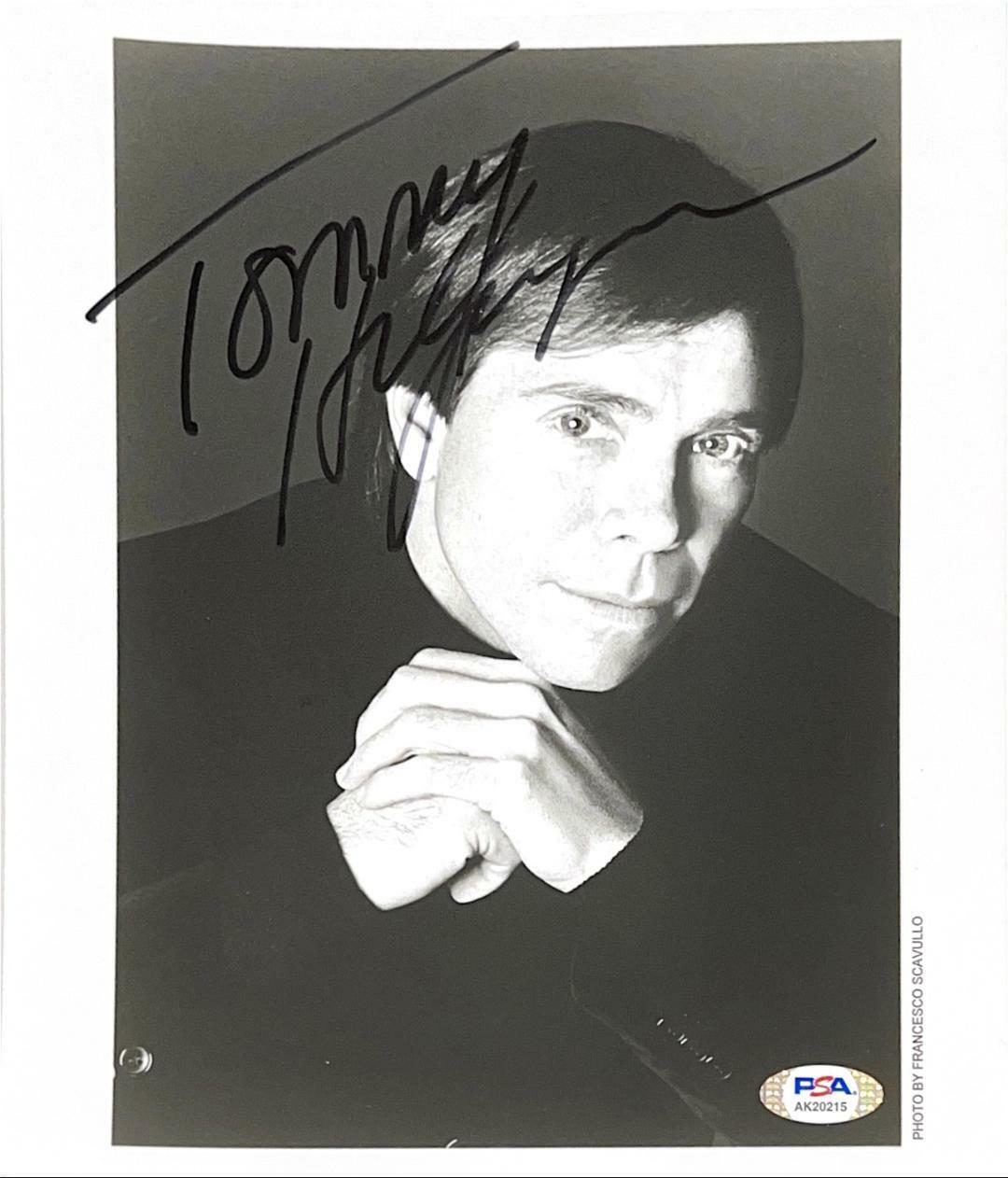 TOMMY HILFIGER HAND SIGNED AUTOGRAPHED 8X0 STUDIO Photo Poster painting WITH PSA DNA COA 2